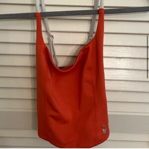 Orange Free People Movement Tank Top